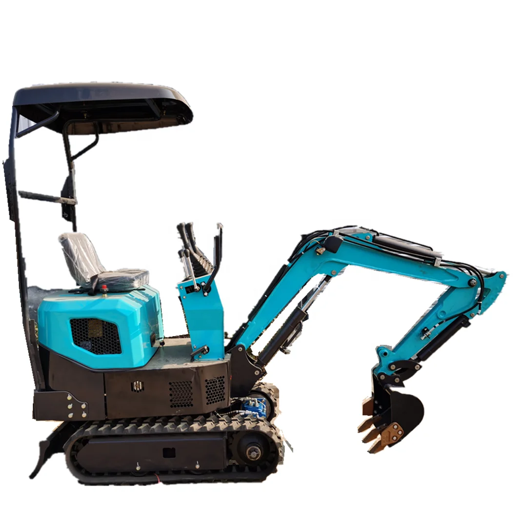 1.0  Ton Hydraulic  Construction Machine Small Track Digger Used  Mini Backhoe  Wheel Crawler Excavator