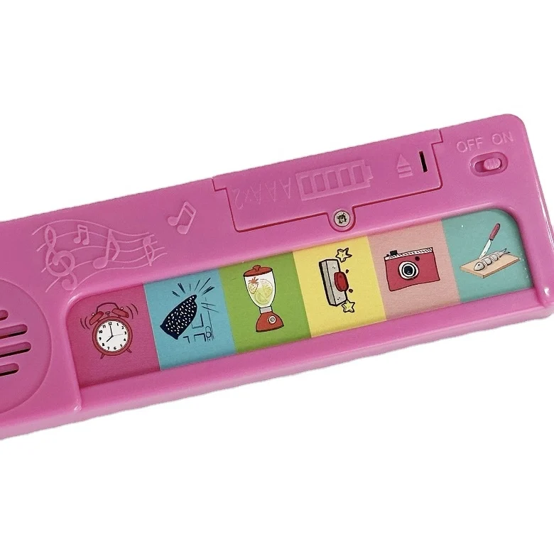 The 6 Keys Magical Sound Book Cartoon Style Plastic ABS Audio Module Box With Push Button Book Printing Customized
