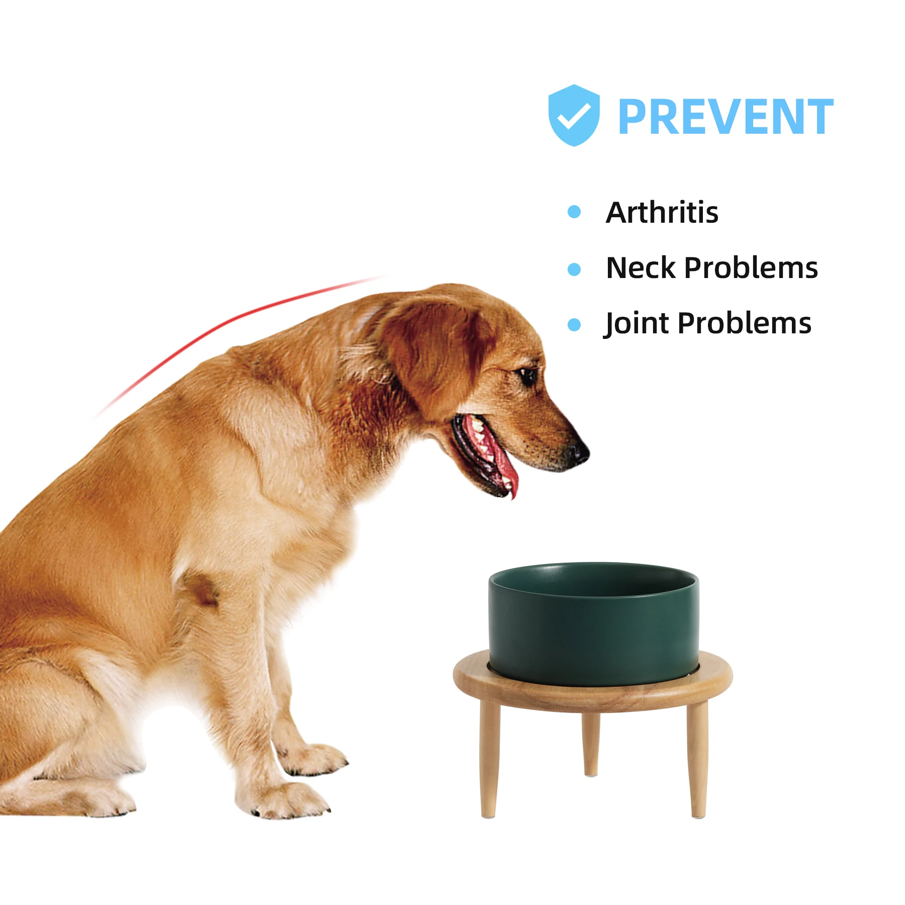 Medium and large pet bowls Amazon Ebay supplier protection cervical ceramic bowl elevated cat dog pet food feeder dog water bowl