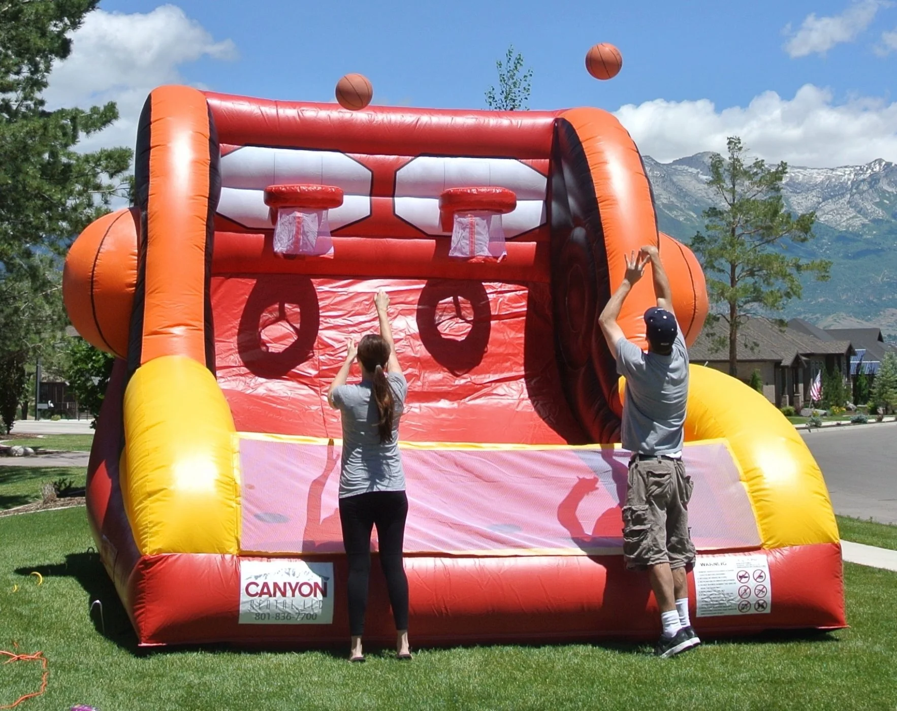 Customized Indoor Inflatable Basketball Shoot Game,Basketball Board Shot Hoop Sport Games