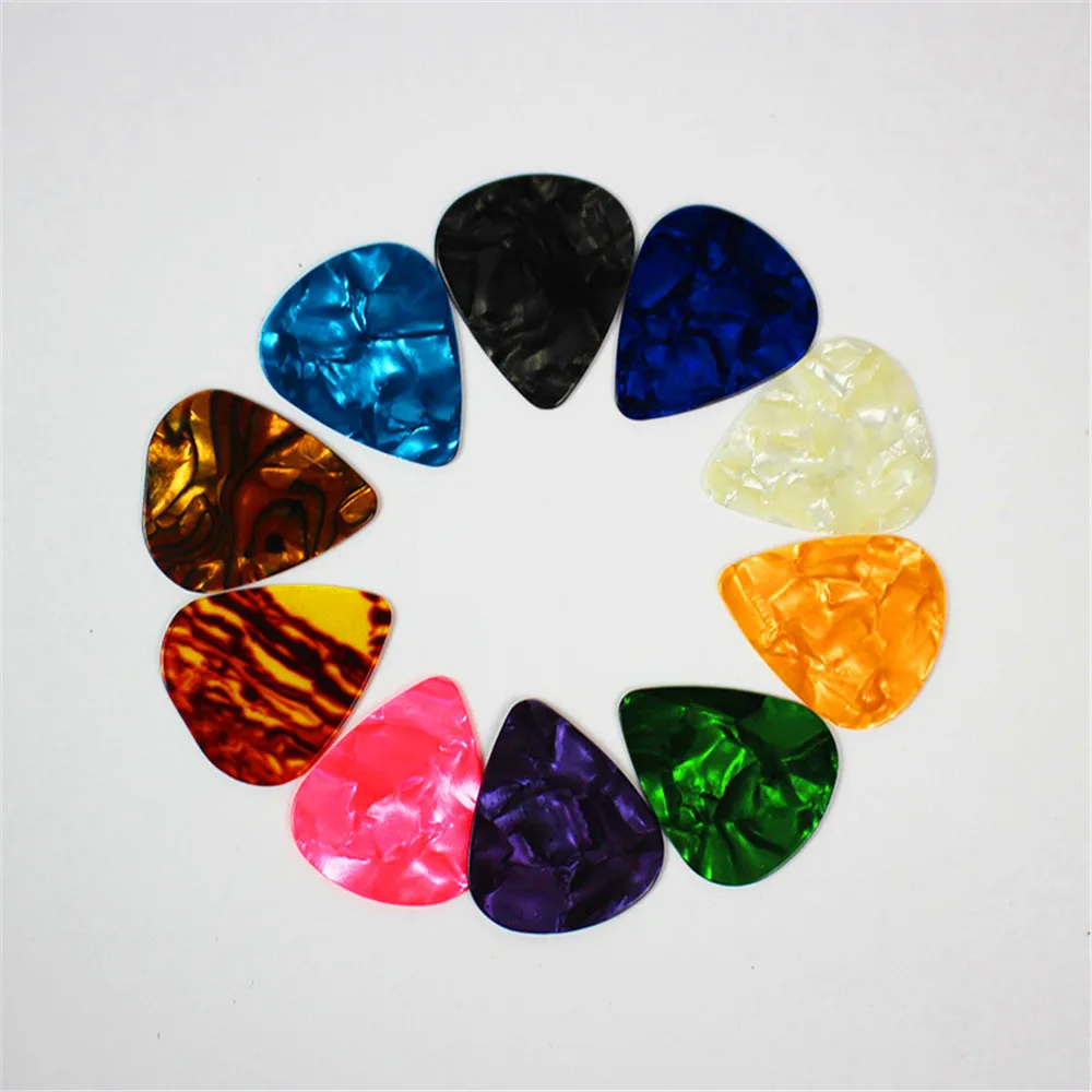 Wholesales plectrum guitar pick colorful Celluloid 0.46mm thickness guitar pick