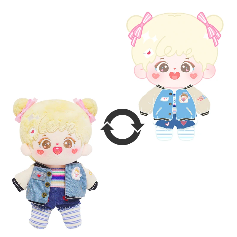 10cm 15cm 20cm custom plushies stuffed toys plush kpop idol dolls fashion custom doll maker low MOQ