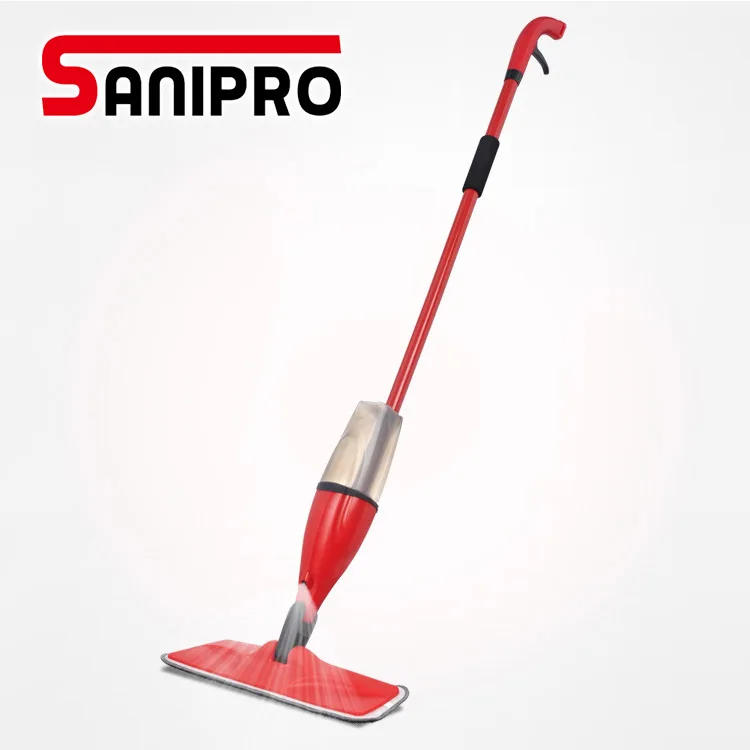 
Sanipro OEM Refillable Spray Bottle Washable Pads Flat Mop Household Microfiber Spray Mop Floor Cleaning Water Spray Mop 