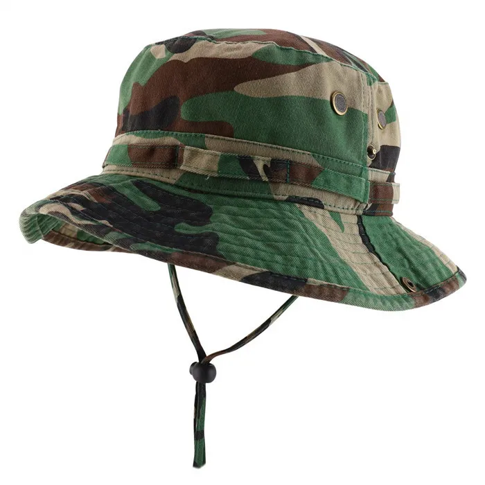 Hot selling custom men bucket hat adults oversized bucket hat bulk high quality summer camo bucket hat