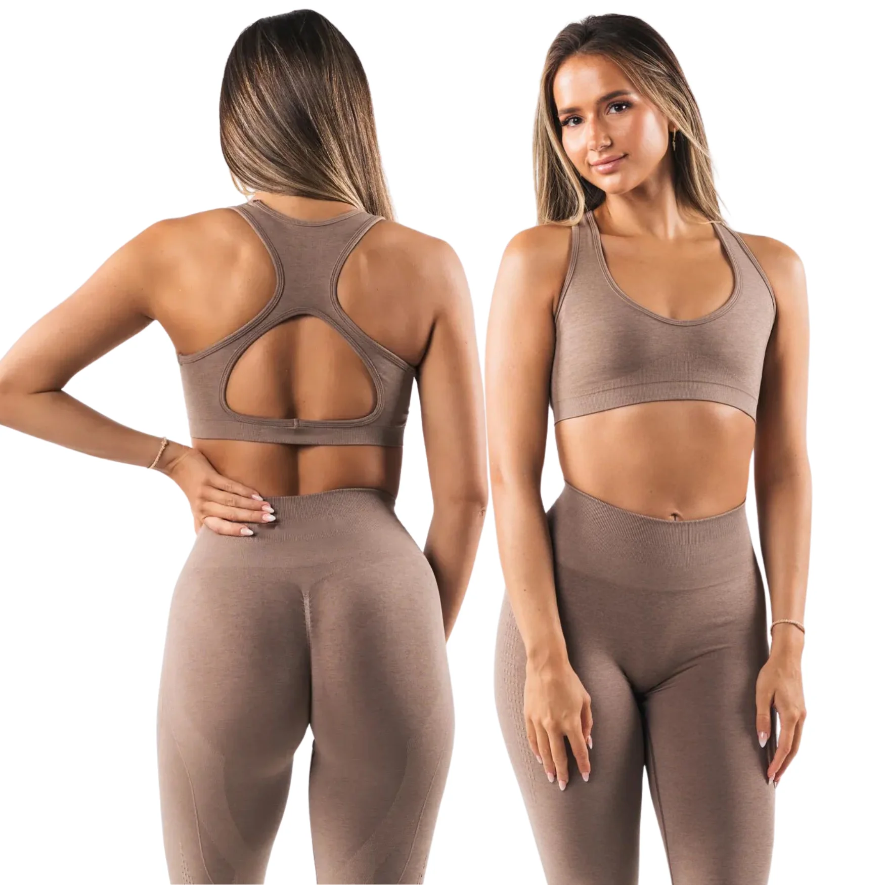 2024 alphalete Athletics Manufacturer Seamless Sexy Fitness Yoga Wear Women Workout Sets Bra Leggings 2 pcs Sets