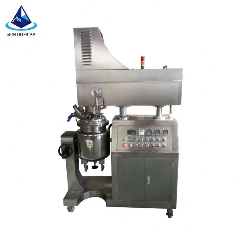 vacuum homogenizing  mayonnaise  pomade meat emulsification mixing emulsifying emulsion pump vacuum mixer emulsifying machine