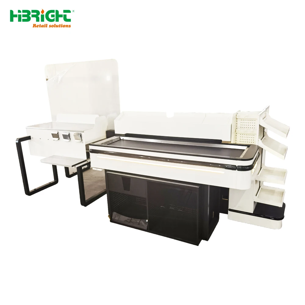 Grocery Store Retail shop Supermarket Equipment Good Quality Convenience Store Checkout Counter for Wholesale