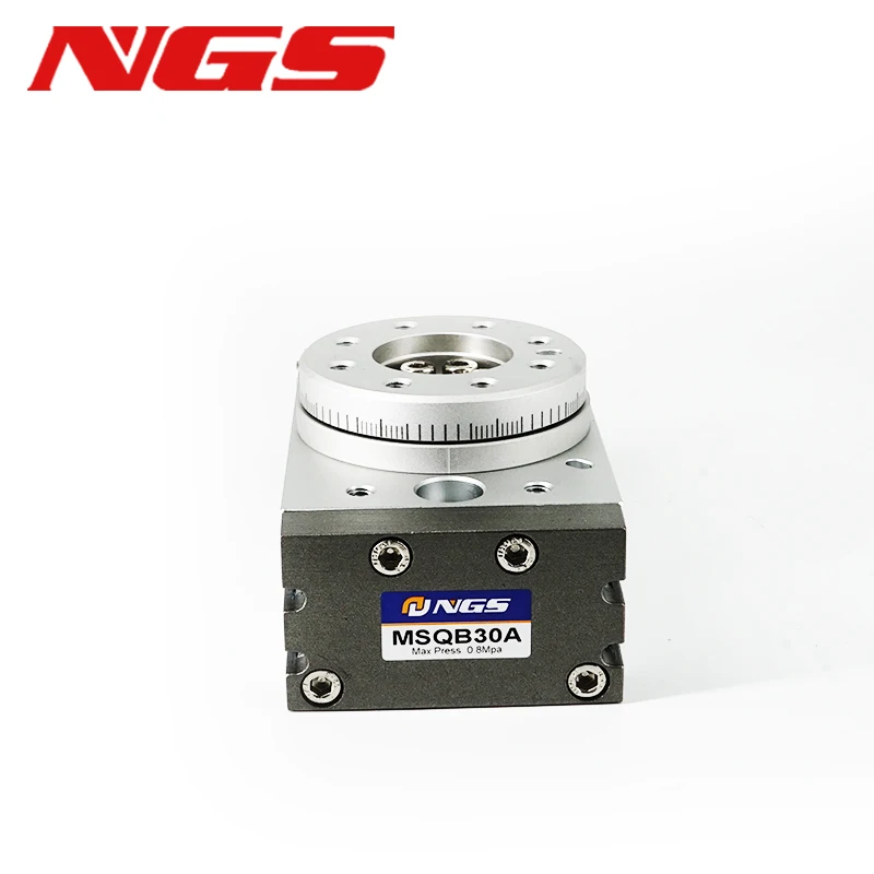 Роторные приводы MSQA, пневматический поворотный цилиндр MSQB10A MSQB20A MSQB30A MSQB30R MSQB50R MSQA30A MSQA50A MSQB3A MSQB7A