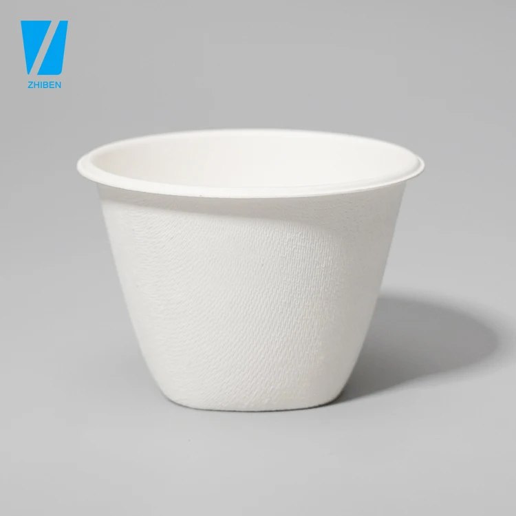 Sauce Cup Manufacturer Customise Tiny Bagasse Disposable Biodegradable Sauce Cup
