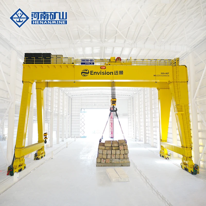 Indoor Double Girder Mobile Gantry Crane 40 ton