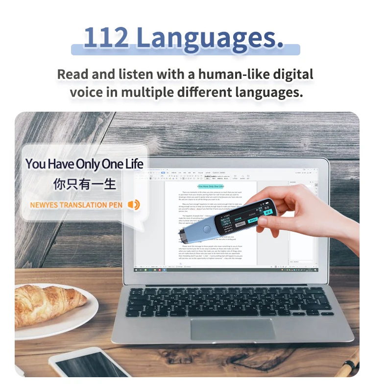  NEWYES портативная ручка для чтения Smart Audio Talking многоязычный автоматический