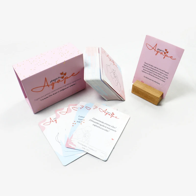 Factory printed High quality emotional conversation starter cards custom hot sale style couple date cards in magnetic box