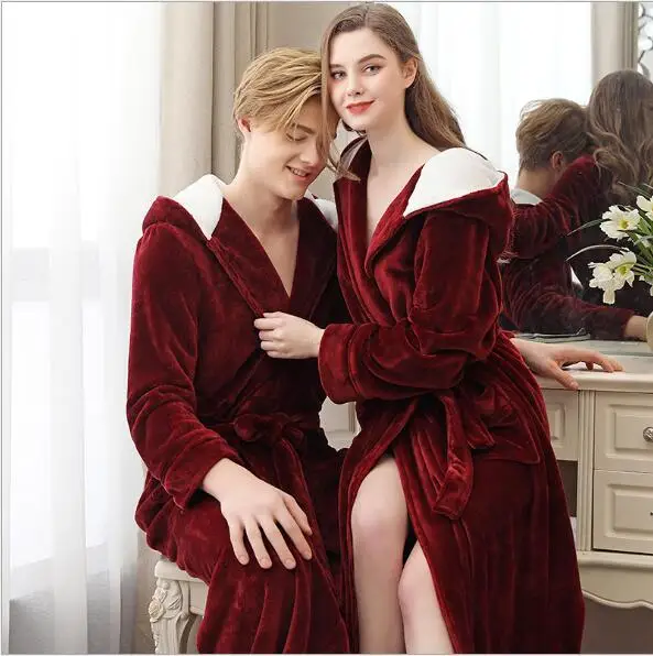 
customize hotels embroidery luxury couple manufacturer winter organic bathrobe 
