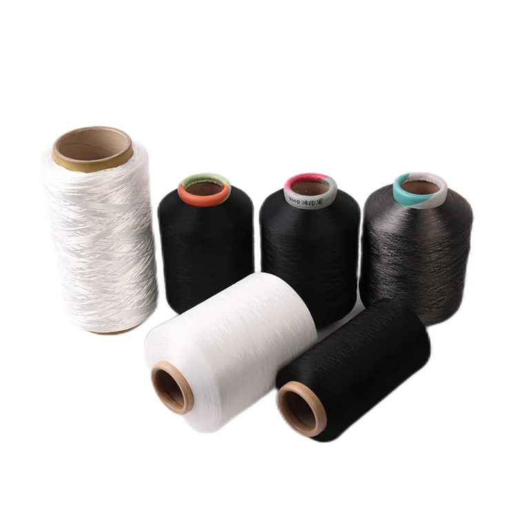420D 840D Polyester FDY twist yarn 50-500TPMdope dyed  polyester fdy high tenacity filament yarn for ropes
