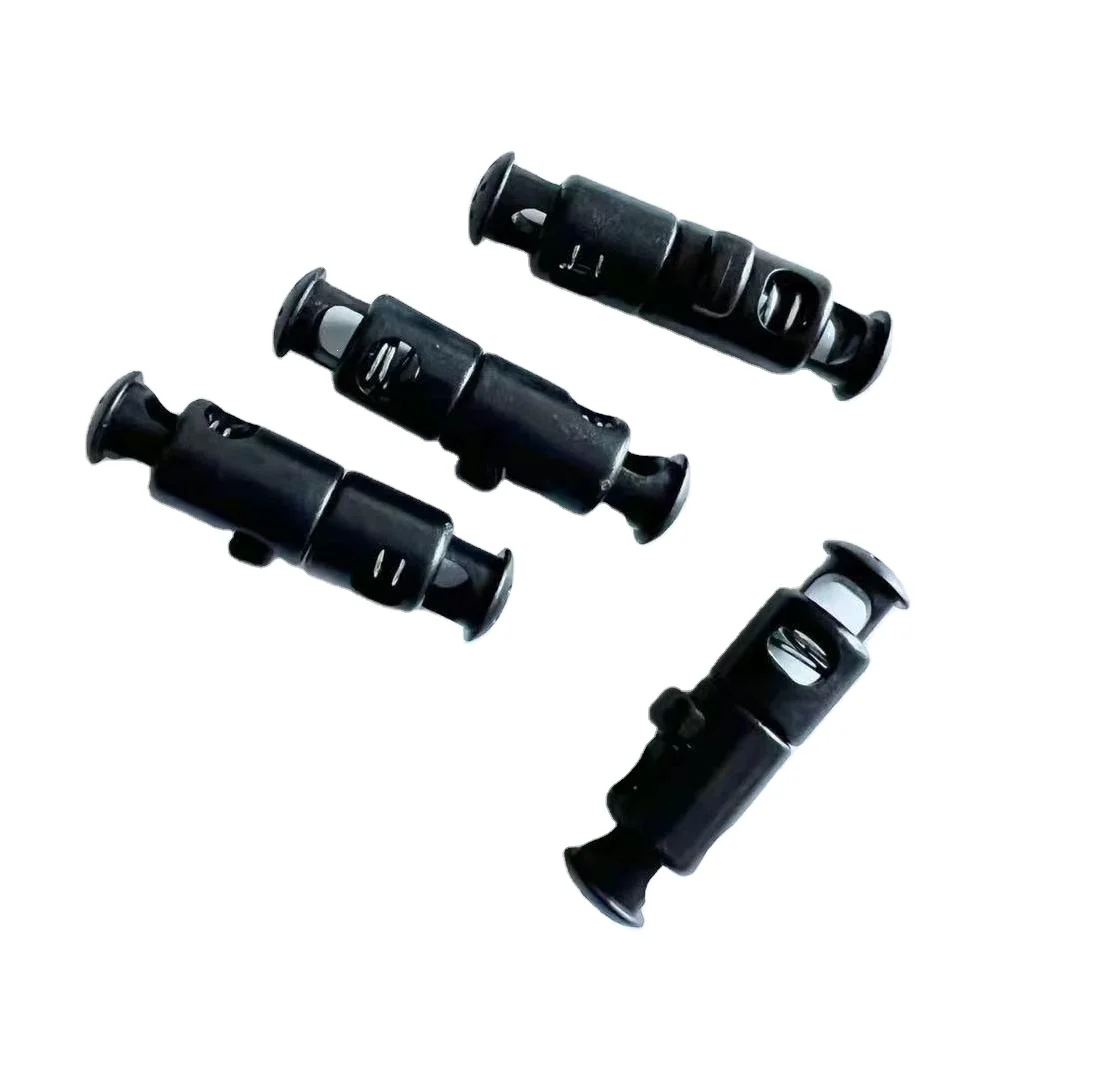 2021 Newest selling spring stopper with cord spring plastic stopper end toggles