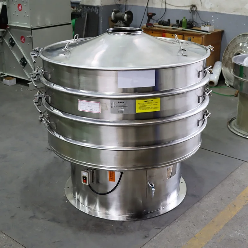 Food spice cumin powder calcium oxide powder industrial powder Granular Liquid Solid Seperation Sifter Vibratory Sieve