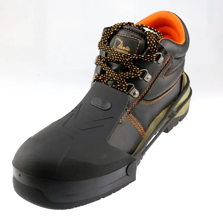 Safety Protective ShoesCover Rubber Anti-Slip and Anti-Smash Steel Toe Visitor Overshoes
