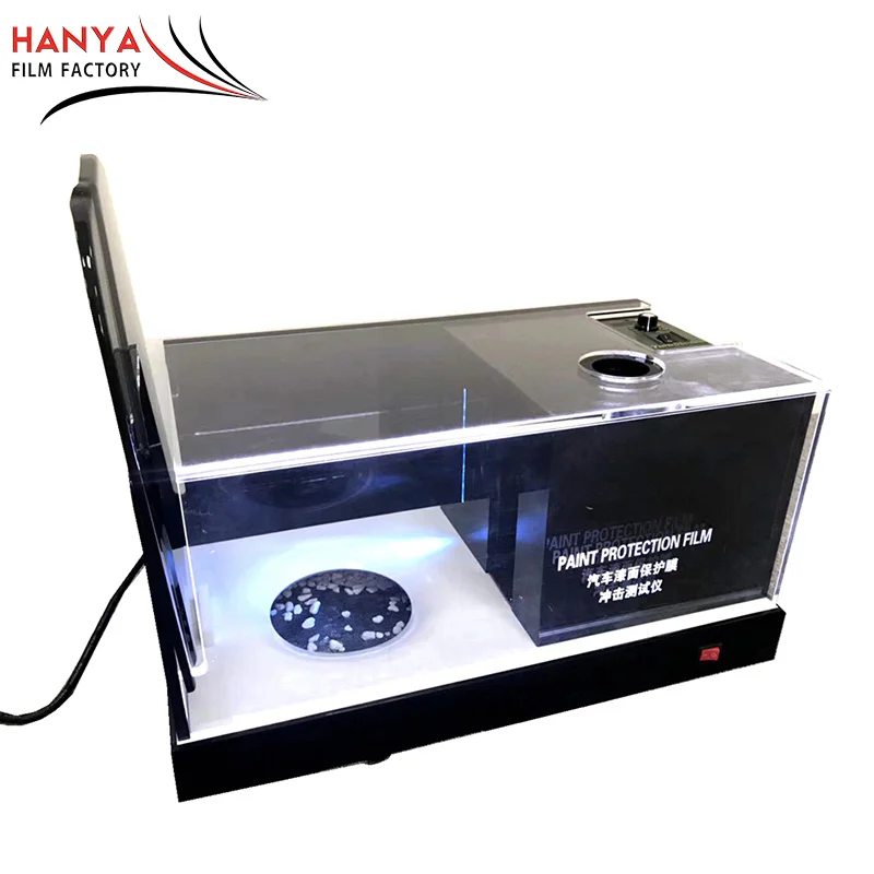 TPU PPF transparent film high speed stone ejection machine PVC car paint protective film impact tester