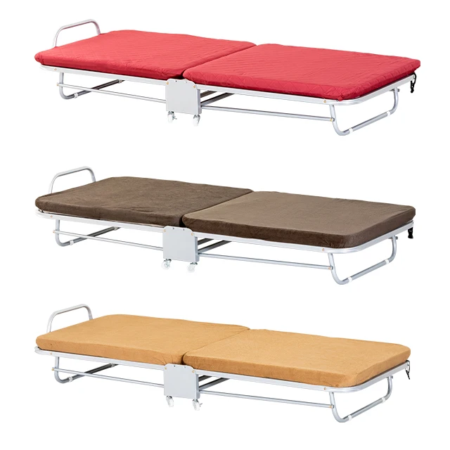 
Heavy Duty Folding Bed with High Quality Fabric School Home Space Saving Furniture OEM for Wholesale 