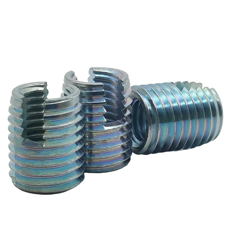 Ss304 Metric 302 M2 M3 M4slotted Thickwall Stainless Steel Self tapping Thread Insert
