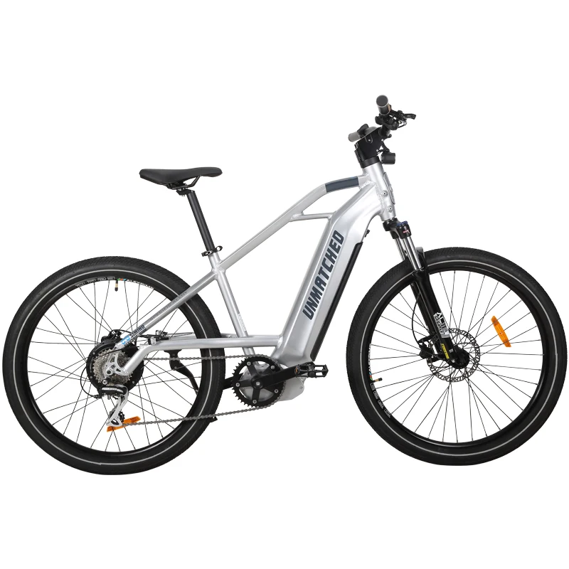 New model alloy frame ebike 350w motor with 20Ah hidden battery color blue tooth display rear racket electric mountain bicycle