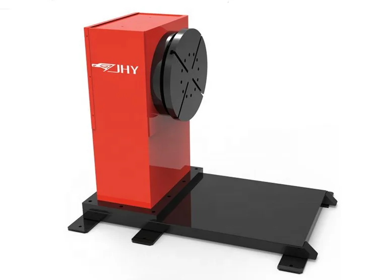 2 axis heavy load L type rotate robotic automatic positioner with turntable