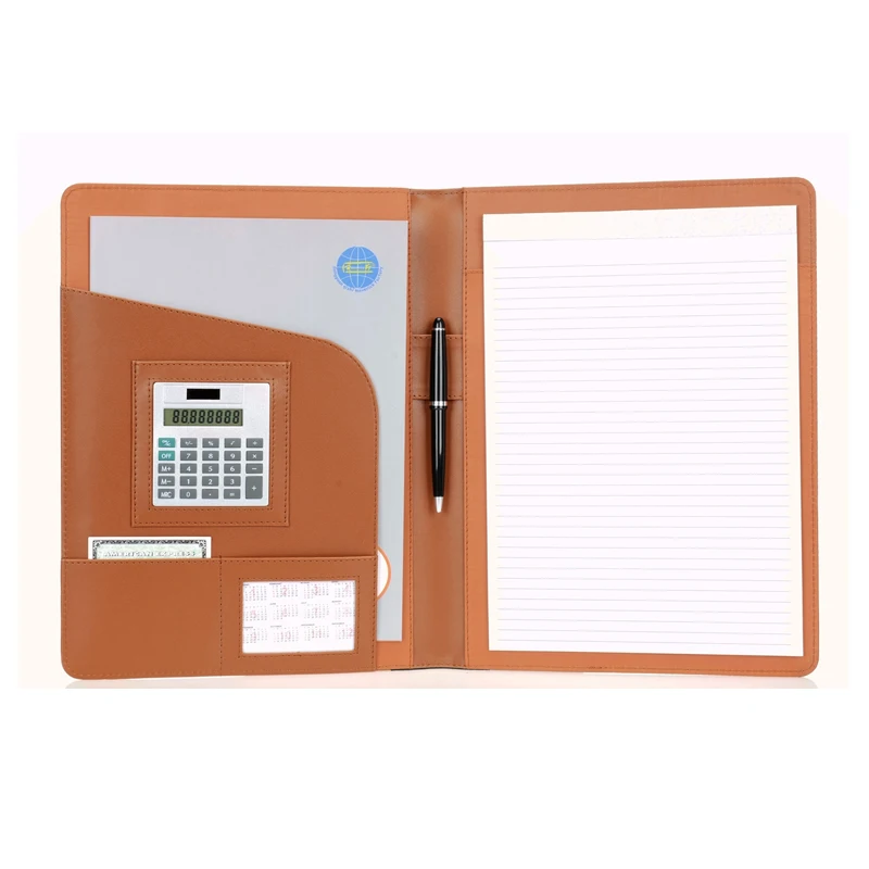 Patchwork A4 Leather Conference Folder Document Bag PU