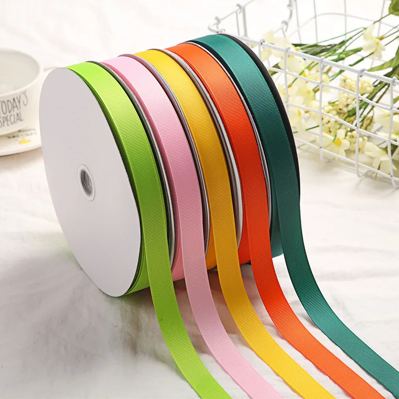 
2 cm high density rib ribbon bow headdress ribbon clothing edging ribbon thread belt 