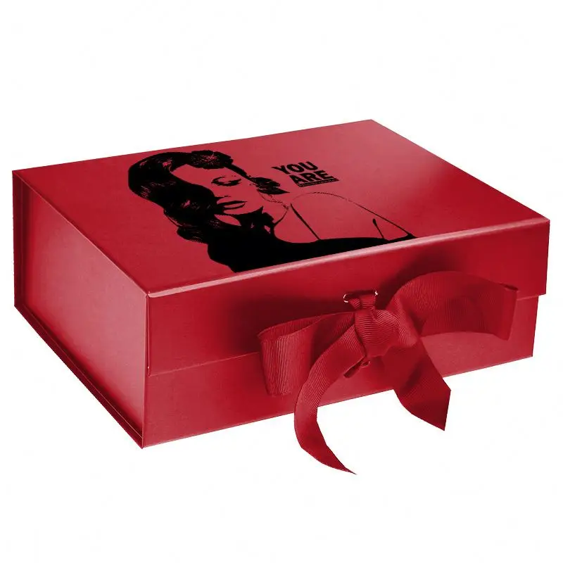 Gift Box 11 x 8 x 4 Inches Luxury Large Gift Box with Magnetic Lid for Presents Contains Card, Ribbon