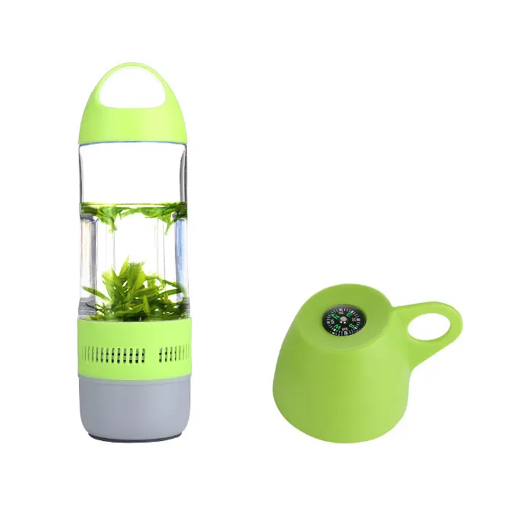 Factory price outdoor camping bicycle custom portable sport speaker wireless water bottle