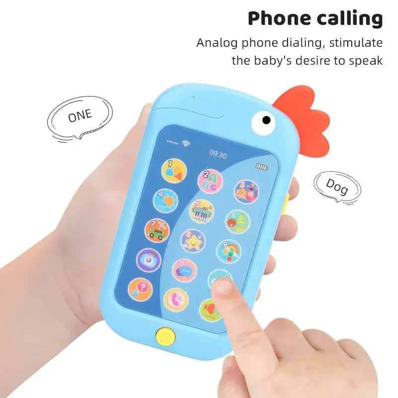 Kids Interactive Learning Toys Baby Musical Mobile Phone Toy with Light up and Music Children Educational Phone toys