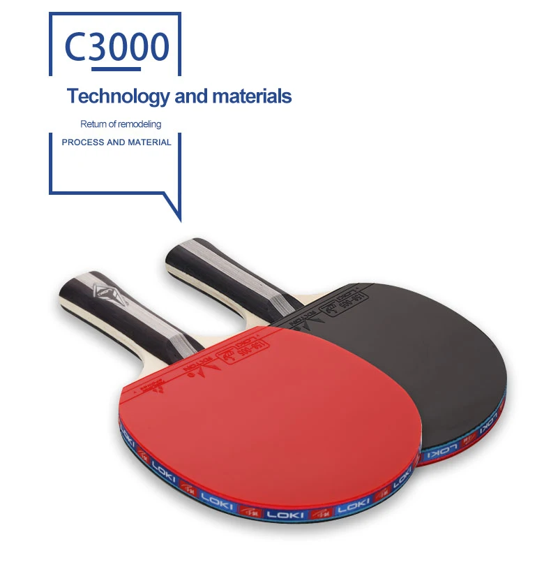 High Quality Pingpong Bat Professional Factory Price Custom Four Star Table Tennis Racket