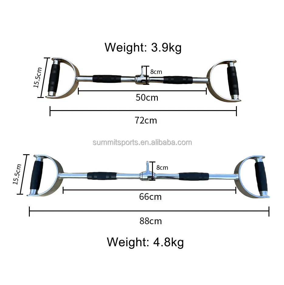 Sports Factory Lat Bar Cable Machine Attachment Fitness Durable Exercise Fitness Accessories For Bodybuilding