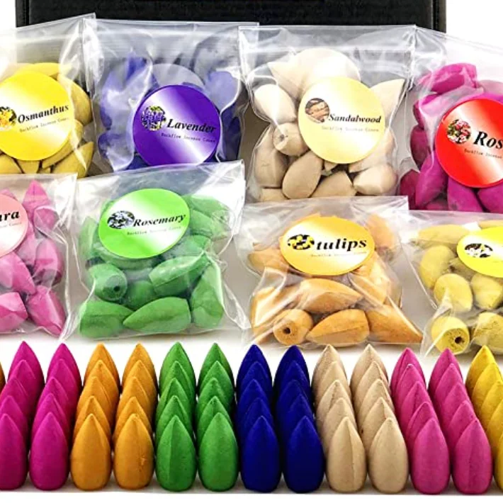 Wholesale Tower Conos De Incienso Back Flow Incense Cones Pure Sandalwood Raw Incense Cone