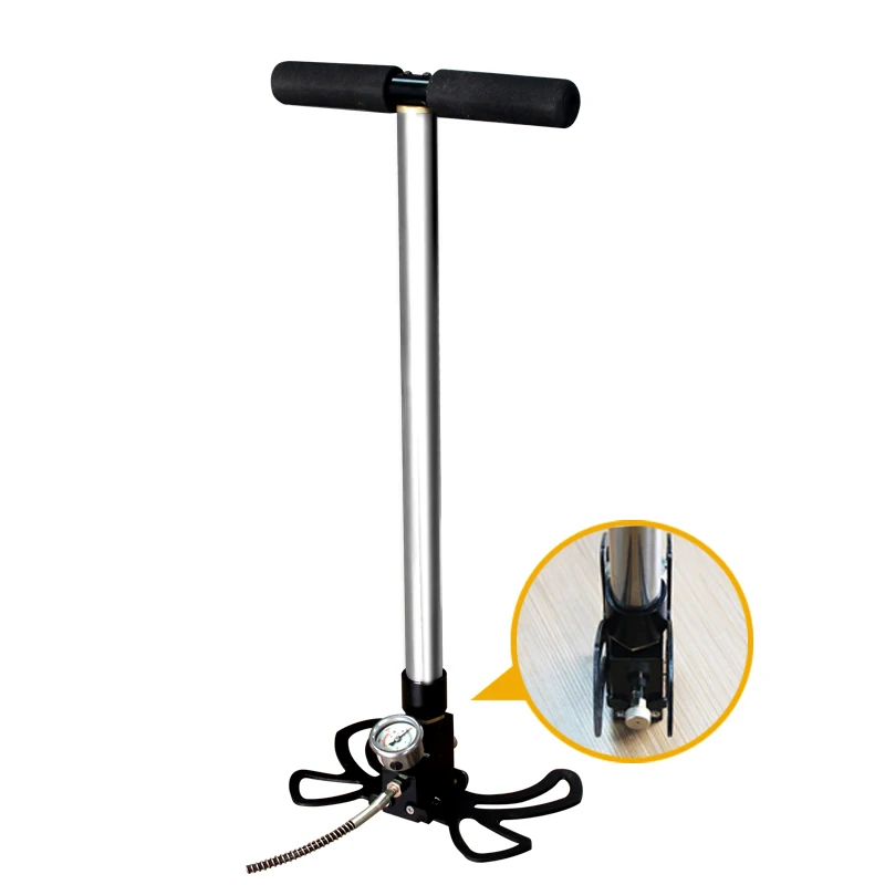 High Pressure Pump Air Riffle Hand Charging Ball Portable Inflation PCP Airguns