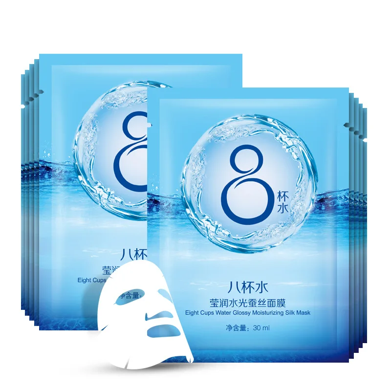 Factory Wholesale Private Label Anti-Wrinkle Hydrating Moisturizing Anti-aging Silk Sleeping Facial Mask