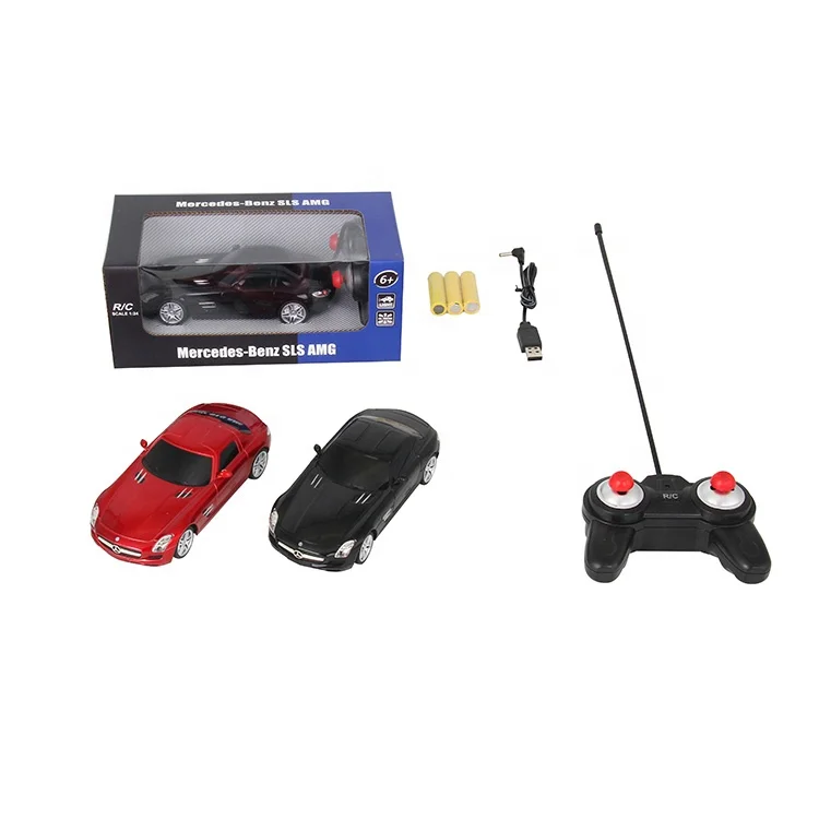 Kids Rc Car Mercedes Benz Sls 1:24 Scale Amg Model Car Remote Control Official Licensed Car For Kids