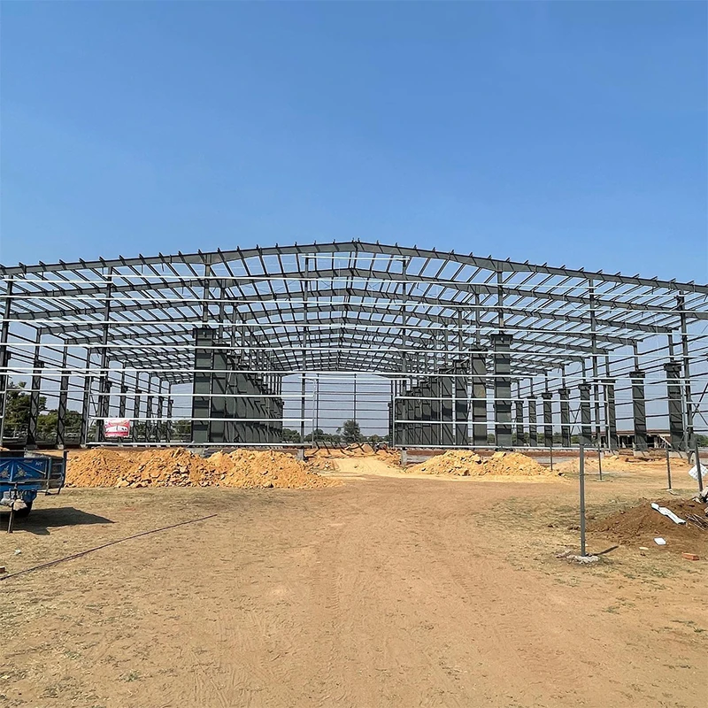 Industrial-Style Prefabricated Workshop Steel Structure Modern Light Design Factory Cheap Price Storage Warehouse