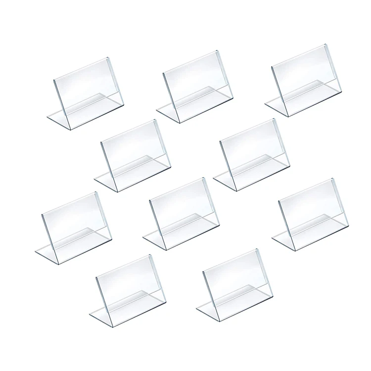 acrylic label holders T shape PVC Shelf Divider For supermarket Goods