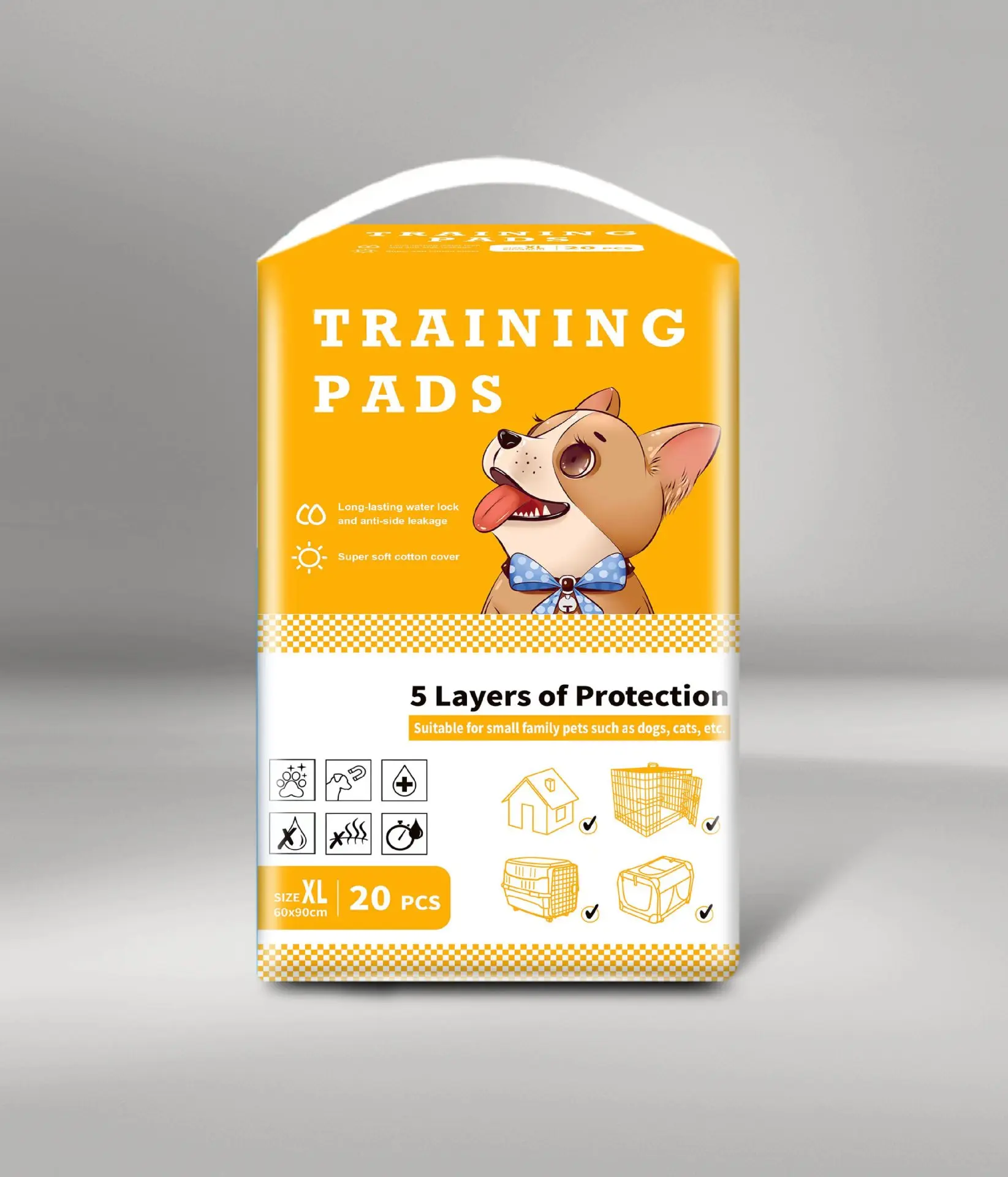 2024 Factory Wholesale Dog Cat Pee Pad Disposable Pet Training Pad Doggie Puppy Potty Training Under Pad Sell in Bulk Carton
