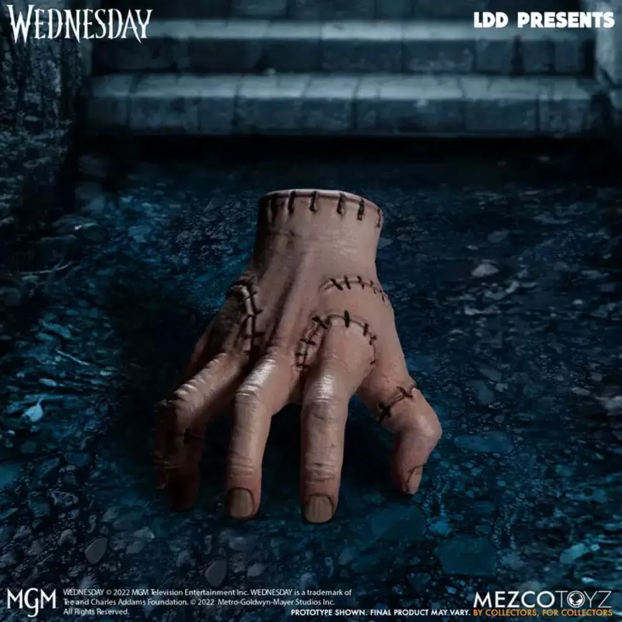 Halloween Party Costume Prop Movie Wednesday Cosplay Horror Latex hand Wednesday Addams Hand Thing