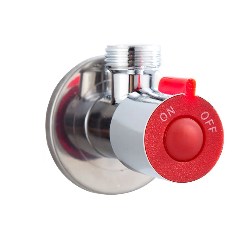 Wholesale single cold wall mounted angle stop valve bathroom 90 degree angle valve toilet