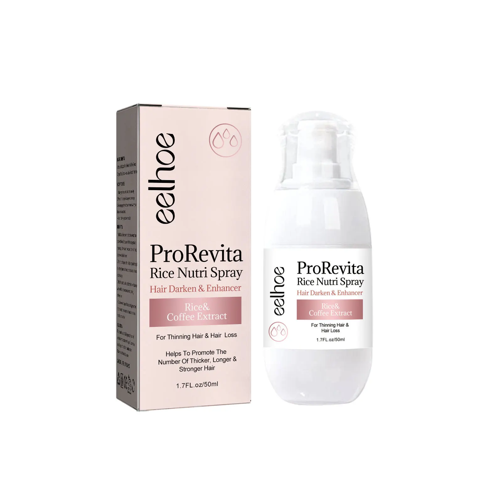 Eelhoe Strong Repair Follicle Root Anti-Drop Hair Care Spray with Ginger Rice Thick Hair Spray