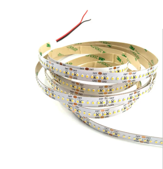 Подсветка низкого напряжения 3000K 6000K 240 ламп/метров DC24V 2216 гибкая светодиодная лампа
