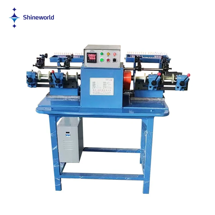 Shineworld braiding machine matching copper wire SWM-RM2ZD automatic rewinding machine 18heads pay-off