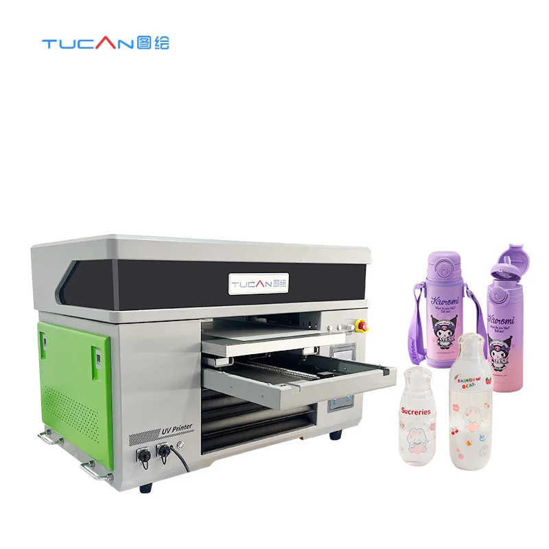 Tucan 2024 New Design Multi-function 4060 A3 UV Printer Digital Flatbed Printing Machine For PVC Card Phone Case Bottle