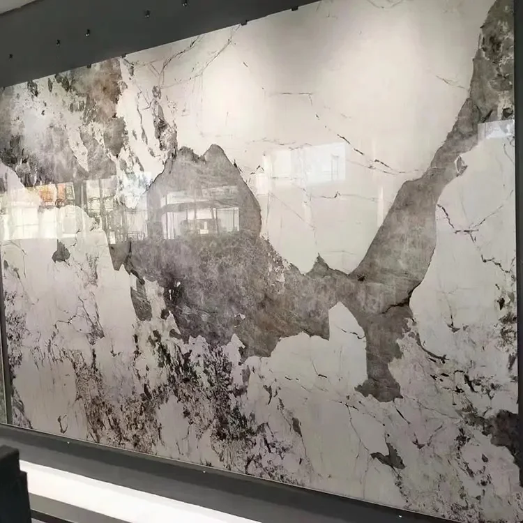 Big White Marble Slabs Sintered Stone Porcelain Slab