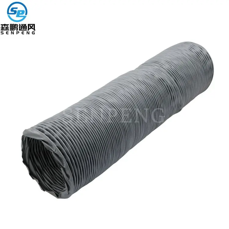 Light Weight PVC Tarpaulin Ventilation Air Duct for Welding Gas Exhausting