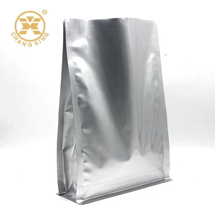 
Foil Pouch Stand Up Pouches Silver Back Clear Feont Open Top Foil Mylar Pouches Aluminum Foil Packing Bags Ziplock Bag Logo 