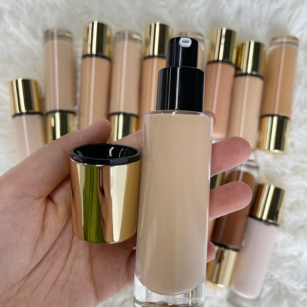 COEOVO Concealer Full Coverage OEM Logo Face Waterproof Oil Makeup Matte Vegan Private Label Liquid Foundation